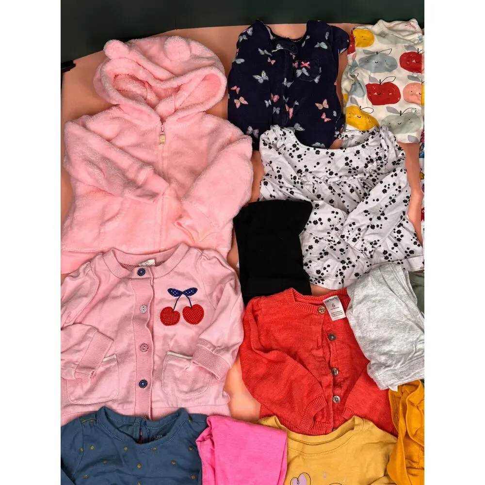 Huge Baby Girl 3-6M Fall/Winter Clothing Lot - 26 Pieces #647